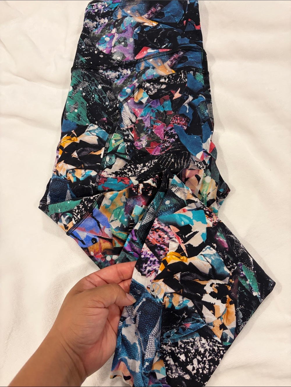 Abstract Multicolor Active Leggings lululemon